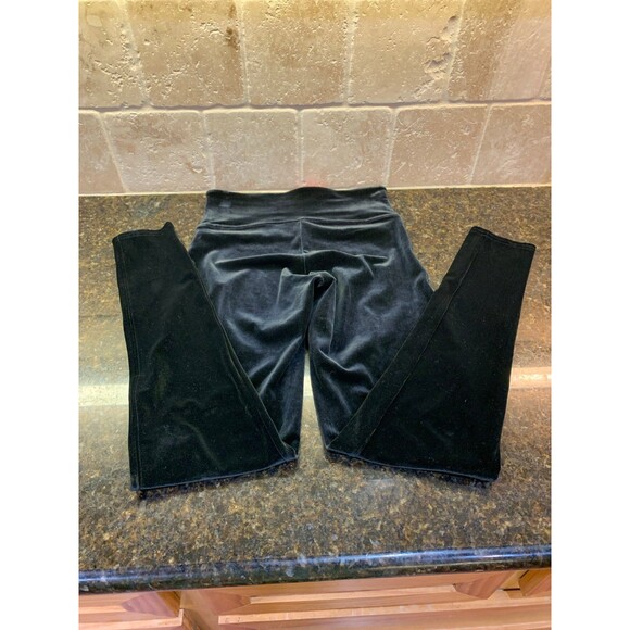 Spanx Velvet Leggings Black Size M EUC - Picture 4 of 4